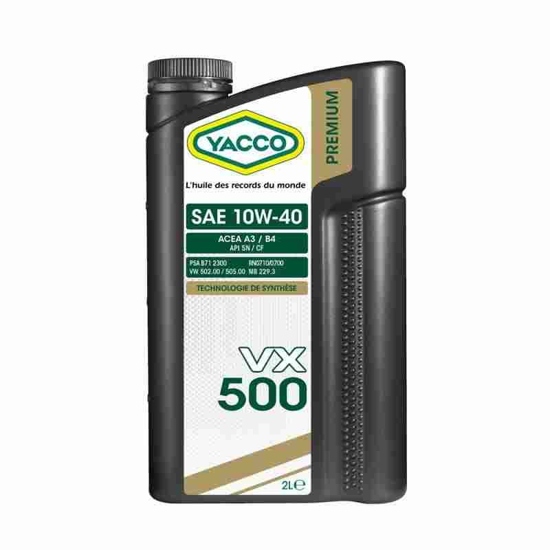 YACCO VX 500 10W40 2L | Części samochodowe VAGPARTS.PL