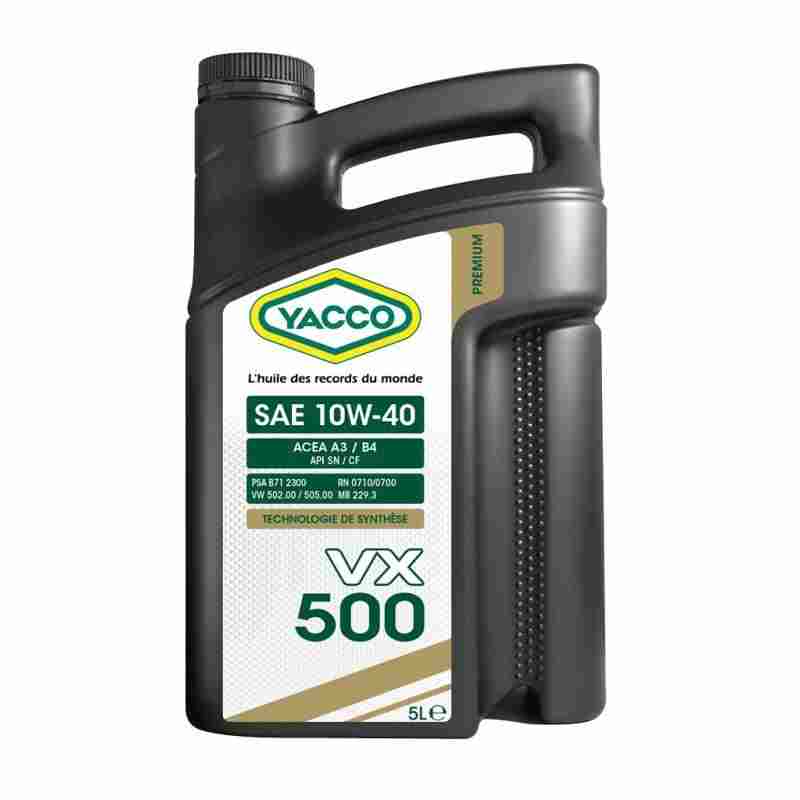 YACCO VX 500 10W40 5L | Części samochodowe VAGPARTS.PL