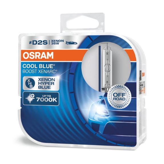 Żarówka xenon D2S Cool Blue Boost (2 szt.) 7000K - OSRAM - OSR66240 CBB-HCB