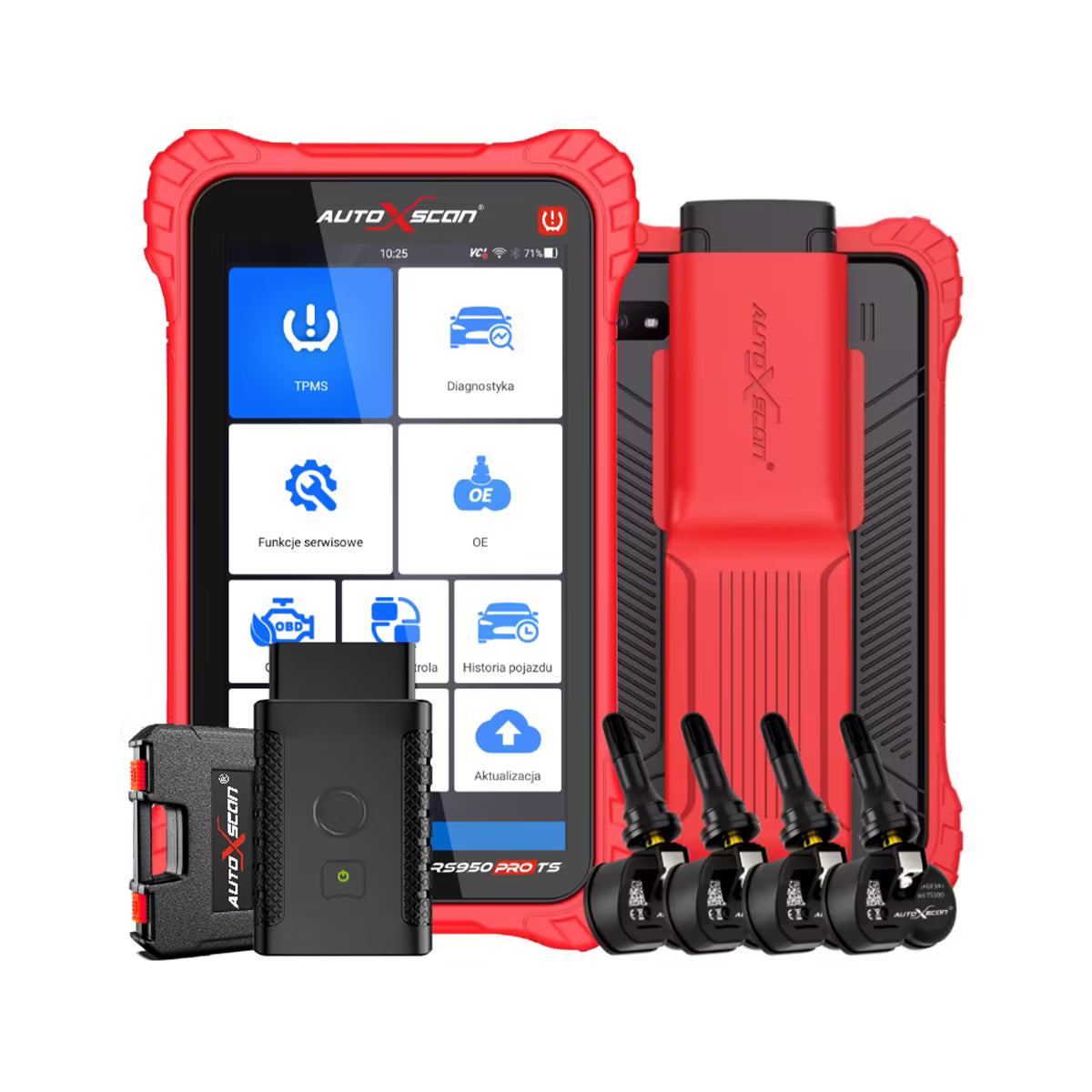 TESTER DIAGNOSTYCZNY + PROGRAMATOR TPMS AUTOXSCAN RS950 PRO TS