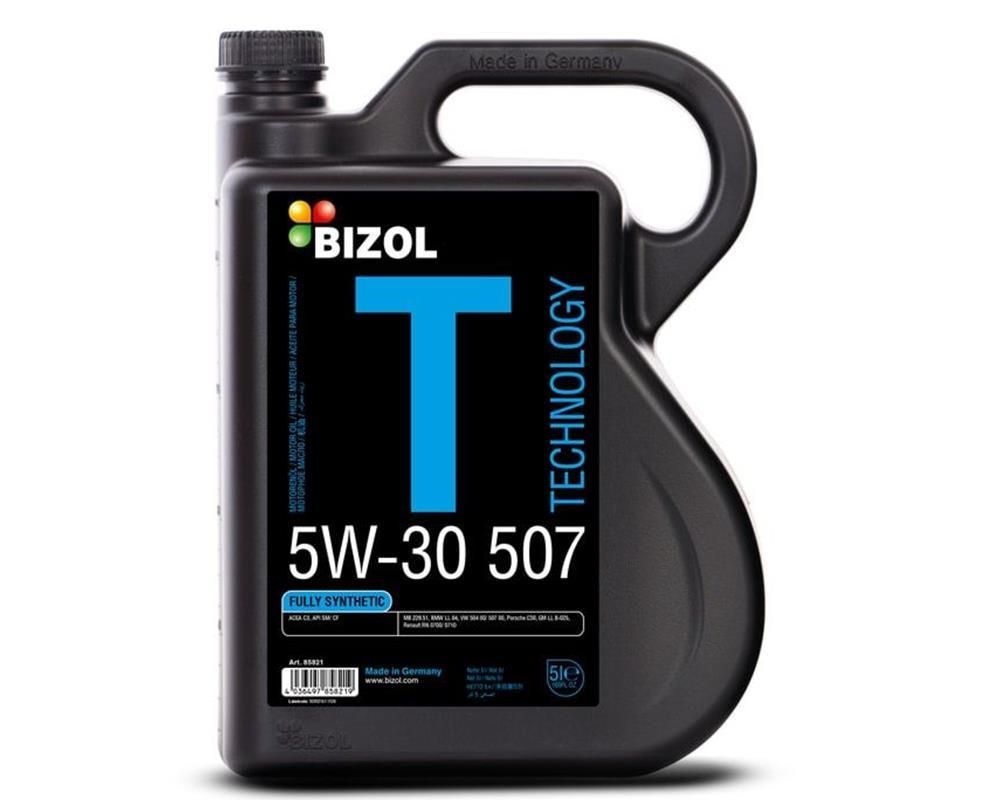 Olej Bizol TECHNOLOGY 5W-30 5L C3 507 BIZ85821 | Części samochodowe VAGPARTS.PL