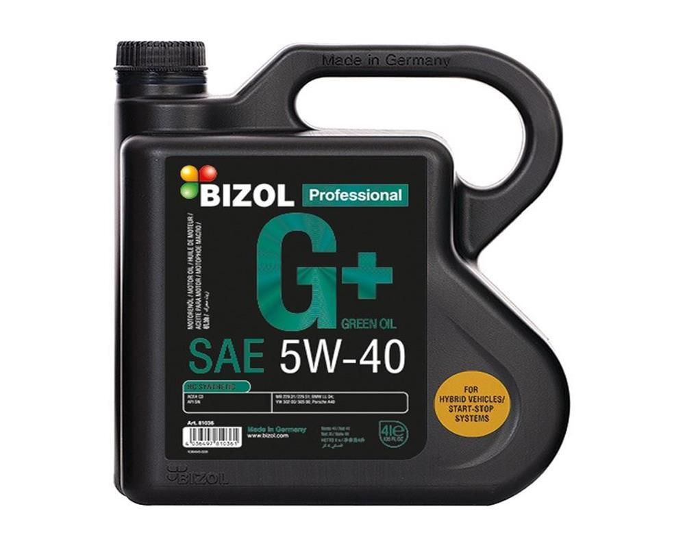 Olej Bizol Green Oil+ 5W-40 4L C3 LL04 BIZ81036 | Części samochodowe VAGPARTS.PL