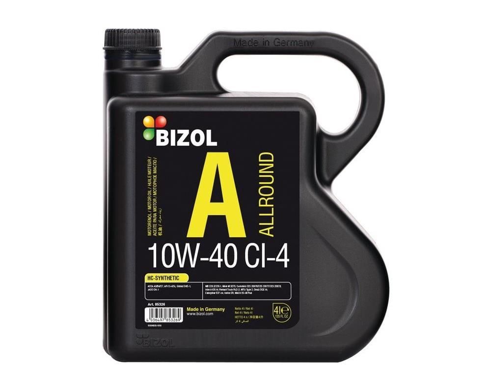 Olej Bizol ALLROUND 10W-40 4L A3/B4 CI-4 BIZ85326 | Części samochodowe VAGPARTS.PL