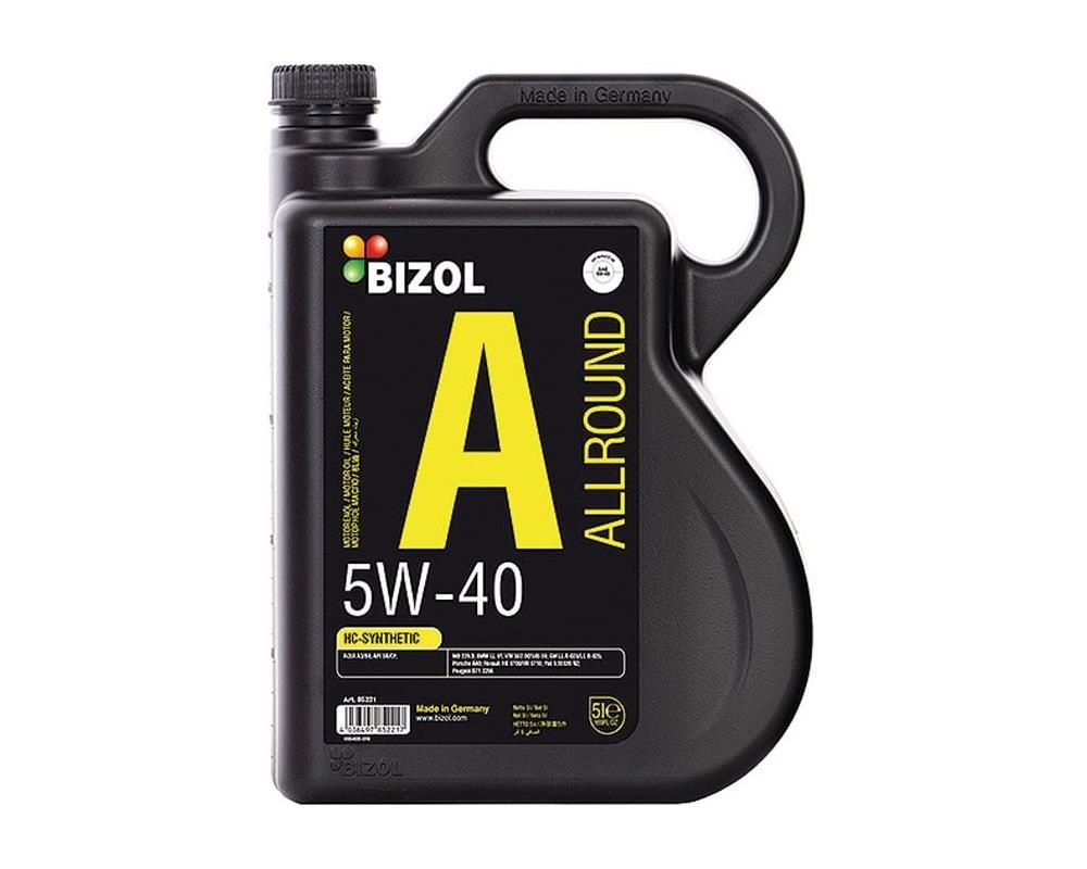 Olej Bizol ALLROUND 5W-40 5L A3/B4 LL 01 BIZ85221 | Części samochodowe VAGPARTS.PL