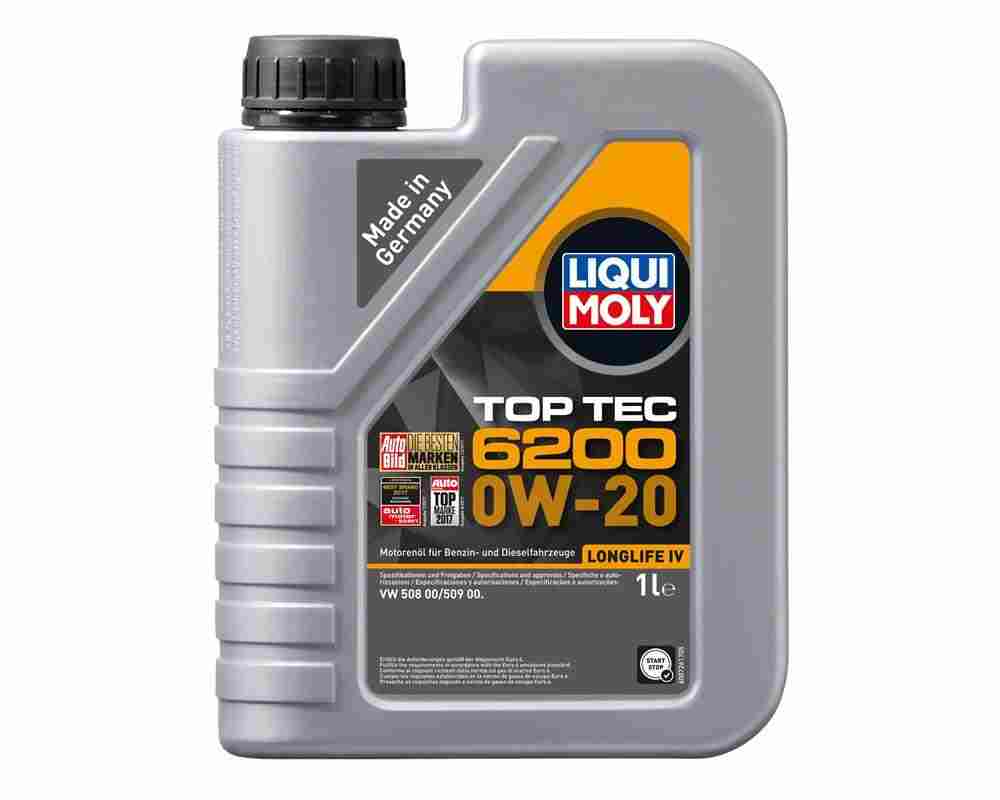 Olej Liqui Moly 0W-20 TOPTEC 6200 1L LQM20787 | Części samochodowe VAGPARTS.PL