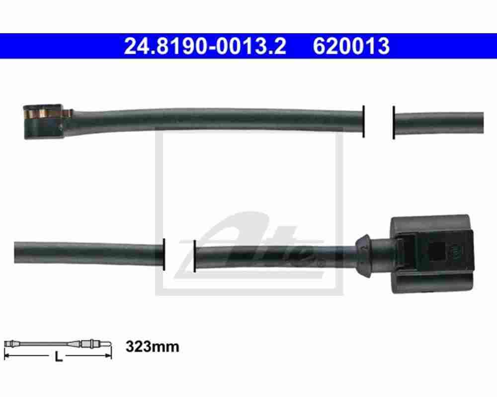 Czujnik klocków hamulcowych VW TOUAREG II ATE 24.8190-0013.2 | Części samochodowe VAGPARTS.PL