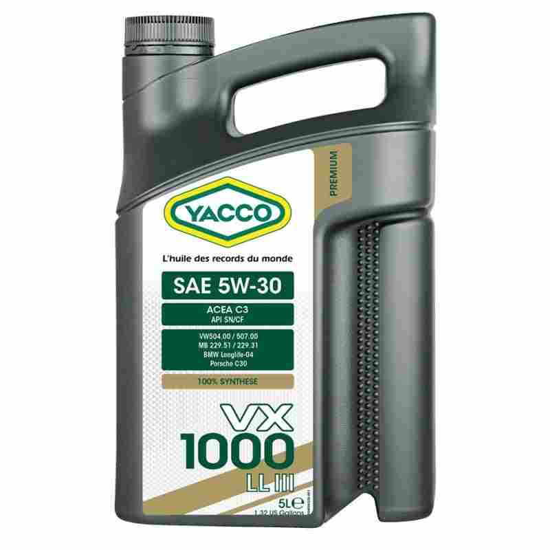 YACCO 1000 LL III 5W30 5L | Części samochodowe VAGPARTS.PL