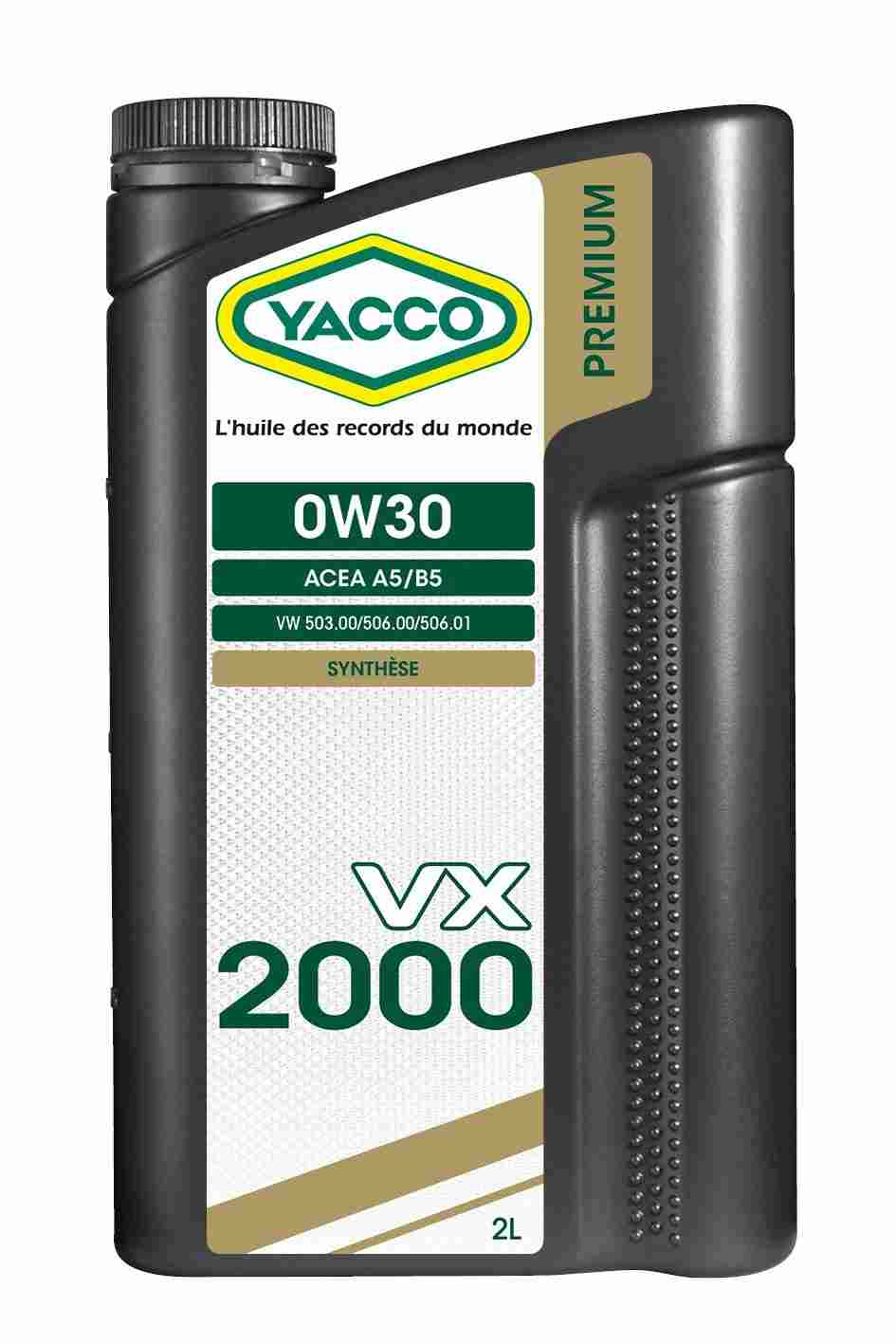 YACCO VX 2000 0W30 2L | Części samochodowe VAGPARTS.PL